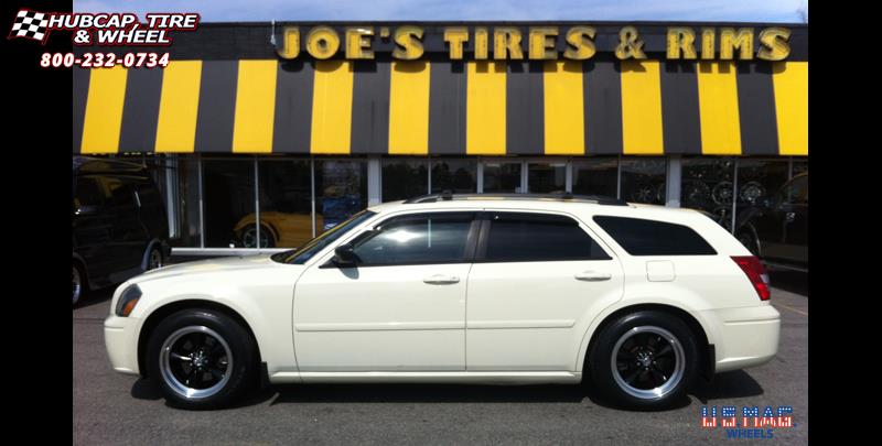 vehicle gallery/dodge magnum us mags standard u106 0X0  Black & Machined wheels and rims